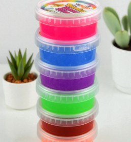 Resim Venino Premium Kalite 6 Neon Renk Bozulmaz ,Ele Yapışmaz Hazır Slime ! Kalitesi toplam 750 Gr Slime 