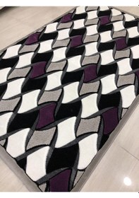 Resim Kaşmir Halı Jade 146X233 Je 0010-02 Gri Beyaz Mor 4 M2 Halı ! 
