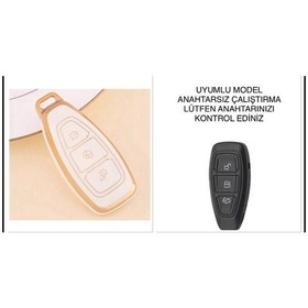 Resim Ford Focus Uyumlu FİESTA KUGA MONDEO SMAX CMAX ECOSPORT ANAHTAR KILIFI 