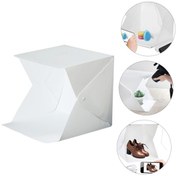 Resim Forzacase FC629 Profesyonel Işıklı Ürün Fotoğraf Çekim Standı 20x20 Cm 