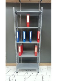 Resim Uzman Grup Raf Çelik Raf-5 Raflı 2Metre 59X60 Çelik Raf-Depo Rafı Galvaniz 