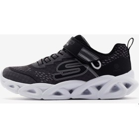 Resim Skechers Twisty Brights 2.0 Büyük Erkek Çocuk Gri Işıklı Spor Ayakkabı 401625l Ccbk 
