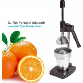 Resim Ev Tipi Portakal Sıkacağı Kollu Meyve Presi Narenciye Sıkacağı 