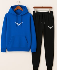 Resim classy moda Unisex 2’li Eşofman Takımı | Minimal Nakış Detaylı Kapüşonlu Sweat ve Alt Üst Rahat Günlük Stil 