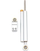 Resim Dream011 Evrensel Motosiklet Direksiyon Damper Stabilizatörü Cnc Alüminyum Alaşım Gümüş Renk 