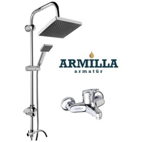 Resim Sıcak Soğuk Çift Su Girişli Banyo Duş Ve Wc Musluğu Çeşmesi Bataryası Full Set Diğer 