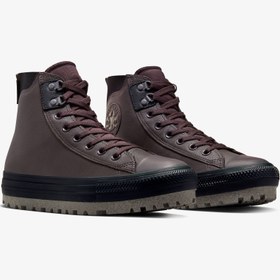 Resim Converse Chuck Taylor All Star City Trek Unisex Kahverengi Deri Bot 
