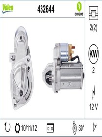 Resim Valeo 432644 Mars Motoru 12v 11 Dis 2.2 Kw Mercedes Sprinter 2.2 00-06 0041519201 41516301 (WE666394) 