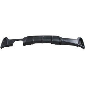 Resim Bmw 4 Serı F32 13/17 Karlık Arka Tampon Altı Sıyah Tek Egzos Delikli Mperformance/lcı 