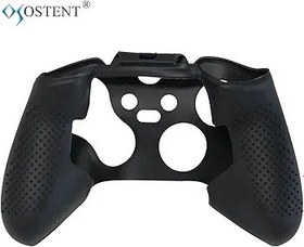 Resim OSTENT Xbox One Elite Controller için Yumuşak Koruyucu Silikon Kauçuk Kılıf Kapak (Siyah) 