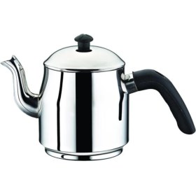 Resim Mediterian Şık Paslanmaz Çelik Demlik, Taze Çay ve Kahve İçin, Pratik ve Modern Tasarım 