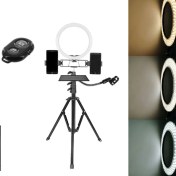 Resim Deyatech Pro Youtuber,vloger,video Ring Light Kit 
