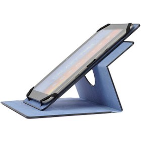 Resim Aksesuarcım General Mobile E-tab 20 Tablet Kılıf Standlı Dönebilen Kılıf 