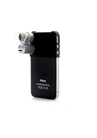 Resim Led Işıklı Zoomlu Cep Mikroskop 60x İphone Aparatlı 