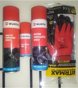 Resim Würth Hızlı Motor Temizleme+araç Içi Temizleme+klima Temizleme+eldiven Set Orjinal Yeni Ürün 