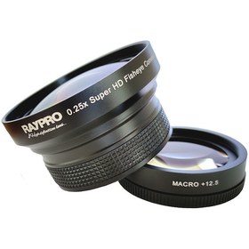 Resim Raypro 67 MM 0.25x Pro HD Fisheye + 12.5 Dioptri Makro Lens 