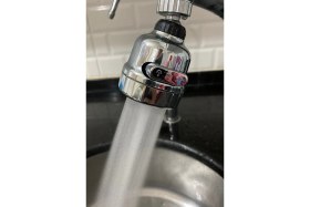 Resim İntora Krom 3 Fonksiyonlu Mutfak Lavabo Başlığı 360 Derece Döner Musluk Ucu 