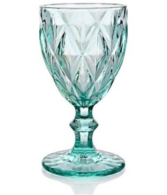 Resim Glass Ware Su Yeşili Rengi 6'lı Şarap Kadehi Su Yeşili 