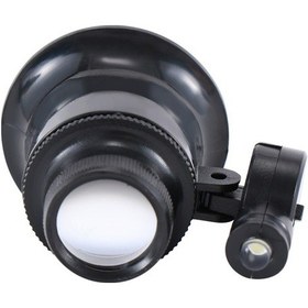 Resim 20x Büyütmeli Saat Takı Onarım Için Cam Lensli Optik Işıklı Göz Büyüteç Mg13b-9a 