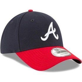 Resim New Era Şapka - The League 9Forty Atlanta Braves Lacivert/Kırmızı 