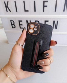 Resim Apple Uyumlu iPhone 11 Elçek Kılıf Modeli Siyah 