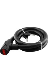 Resim Badem10 Motosiklet Kilidi Çap 22 mm Bisiklet Halat Zincir Çelik Kilit Hırsız Önlem Güvenlik 150 cm Kalın 