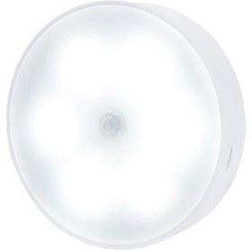 Resim Novahub Hareket Sensörlü Şarj Edilebilir Led Gece Lambası - Mutfak, Yatak Odası İçin Beyaz Yeni Tasarım Beyaz 