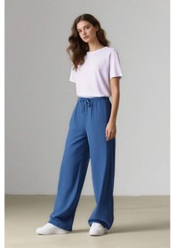 Resim DeFacto Wide Leg Geniş Bol Paça Aerobin Pantolon E6883AX25SPBE341 