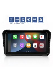 Resim GP KOMPOZİT GP VOVEL M-790 6.25” Ekran Ön Arka Kameralı Motosiklet CarPlay Multimedya Navigasyon Sistemi 