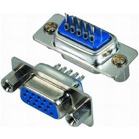 Resim 15 Pin Dişi D-Sub Vga Konnektör Fiş Lehimli 