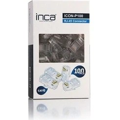 Resim Inca ICON-P100 Cat 5 Rj-45 KONNEKTOR(100'LÃ Paket) 