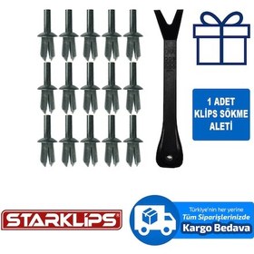 Resim Oto Agraf Oto Klips Davlumbaz 6mm VW N0385012 Renault 7703072172 