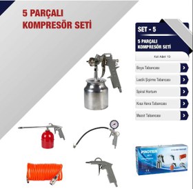 Resim Proter 5 Parçalı Kompresör Seti SET - 5 