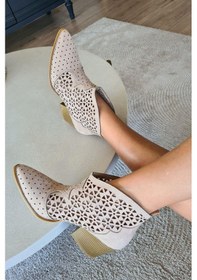 Resim 019 1009 Topukla Kadın Süet Yazlık Bot 