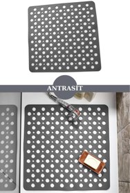 Resim ozbience Kaydırmaz Banyo Paspası 54x54cm, Vantuzlu, Güvenli ve Konforlu Kullanım 