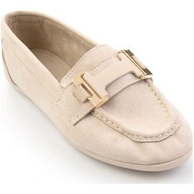Resim Bej Kadın Loafer Ayakkabı K01542380772 