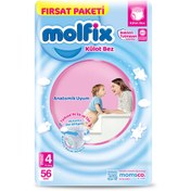 Resim Molfix 4 Numara Maxi 56'lı Külot Bez 