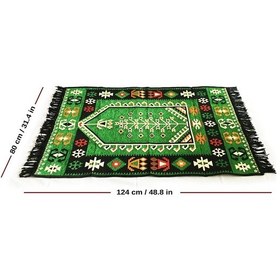 Resim Shark Anadolu Seccade Kilim 8 Yeşil 