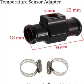 Resim Xifu Shop C 22 mm Adaptör Yamaha Nmax Tmax Xmax Yuvarlak Su Sıcaklık Ölçer Dijital Motosiklet Su Sıcaklık 0-120 Derece Ekran (Yurt Dışından) 