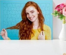 Resim Kişiye Özel Fotoğraflı 99 Parça Puzzle E-Hediyeci