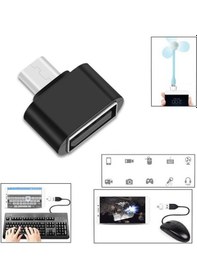 Resim Wozlo Micro USB to USB OTG Çevirici Dönüştürcü Siyah 