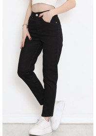 Resim Mokashopin - Boyfriend Kot Pantolon Siyah1 - 18222.1431. 001 
