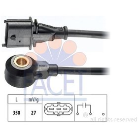 Resim Facet-93074 Vuruntu Sensörü Vectra C 0208 - Zafira B 0515 Z22Y 542567518 