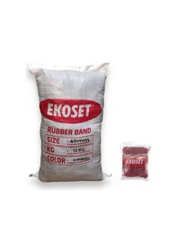 Resim Toptan Kırmızı Maydonoz Lastiği 40mm 12 Kg 