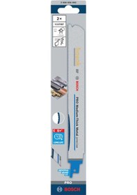 Resim Bosch Pro S 1137 Bef 2-6 Mm Metal Boru 2'li Panter Testere Ucu 225 Mm 2608658993 