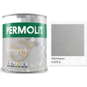 Resim Permolit Isıya Dayanıklı Dekoratif Yaldız Boya ALÜMİNYUM 0.375 Lt. 