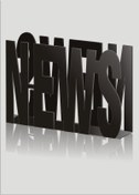 Resim M3 Decorium News Yazılı Siyah Gazetelik 