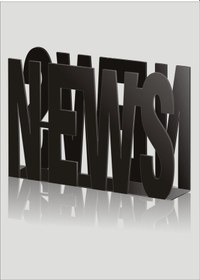 Resim M3 Decorium News Yazılı Siyah Gazetelik 