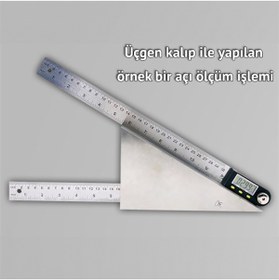 Resim Sevgift Loyka 5422-200 Dijital Açı Ölçer 20CM 