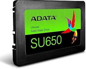 Resim ADATA Ultimate SU650 dahili Solid State Drive 480 GB 3D-NAND SSD sabit disk, siyah 